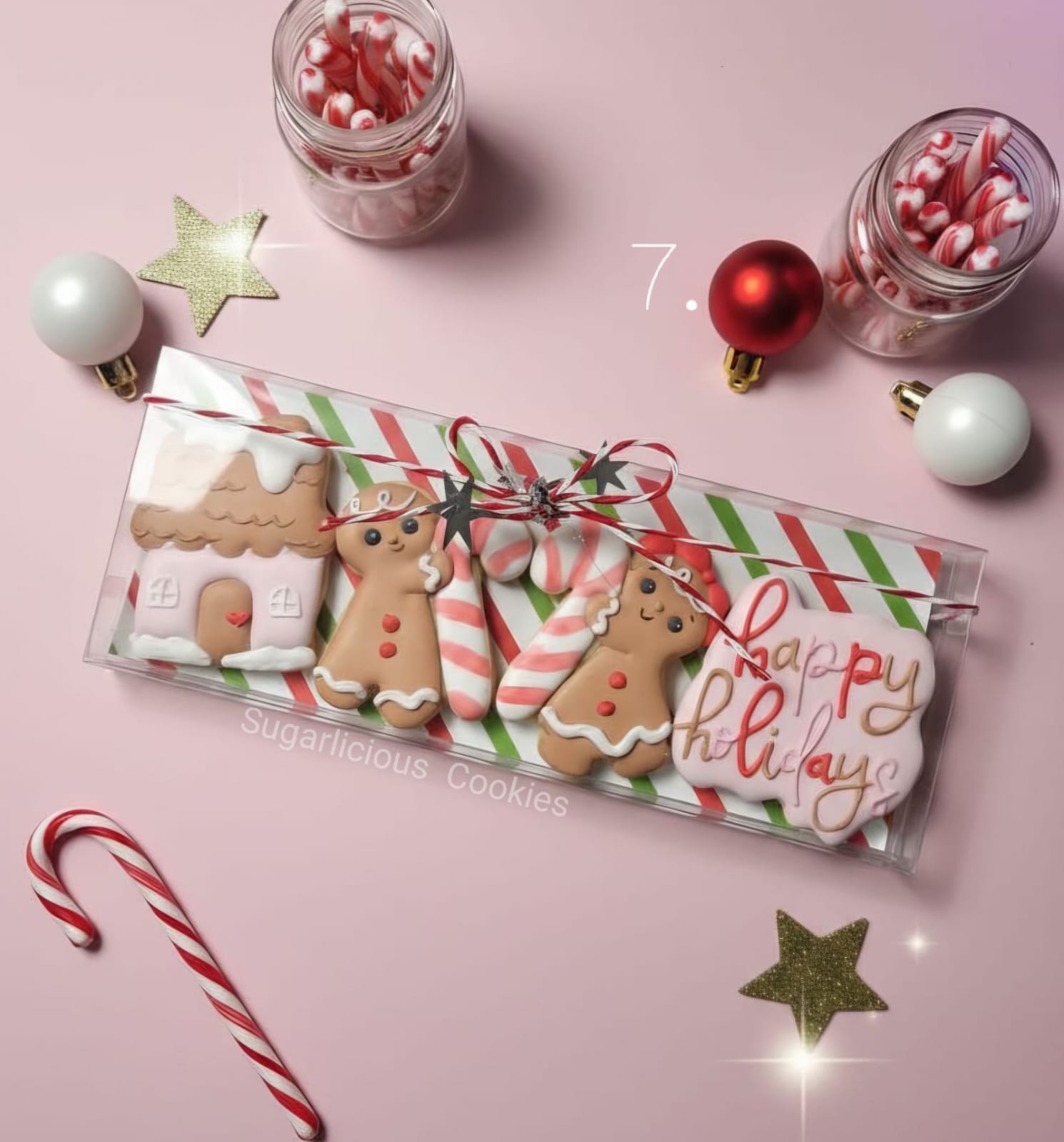 Happy Holidays Rectangle Box